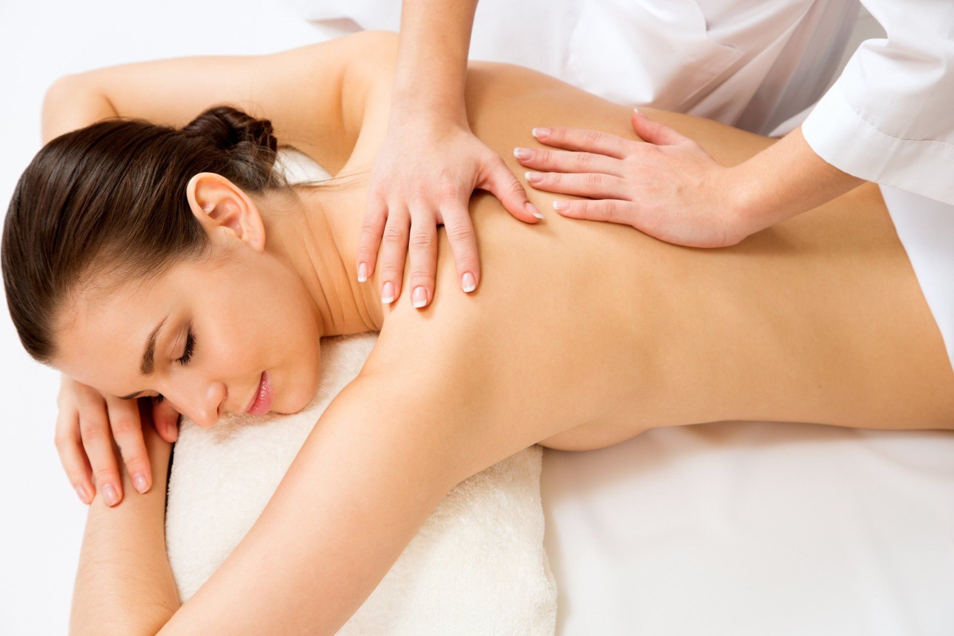 Entspannende Massageanwendung